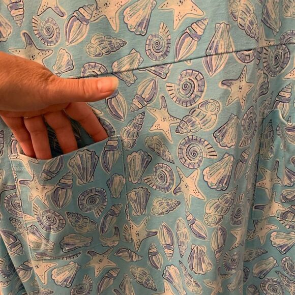 Appleseed’s Women’s Plus Dress Size 2X She’ll Print Front Pockets Loose Fit - Picture 2 of 5